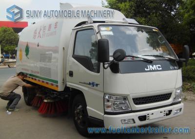 China JMC Light Duty Road Sweeper Truck 4000L 1500KG Vacuum Street Sweeper for sale