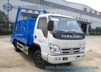 China Foton 2000kgs - 4000kgs Garbage Container Truck 4x2 Small Swing Arm for sale