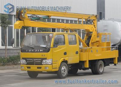 China cabine articulada 14M da fileira do dobro de IVECO Yuejin do caminhão da operação da alta altitude dos crescimentos à venda