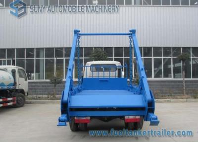 China 3 Ton- 4 Ton Yuejin small swing arm garbage truck 104 hp 2 axles for sale