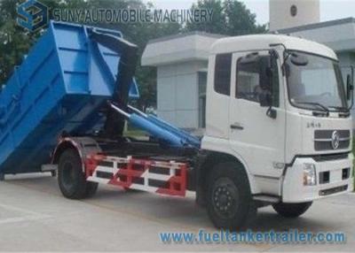 China Dongfeng 4x2 8cbm- 10cbm arm hook Garbage Trucks 2 axles 180hp for sale