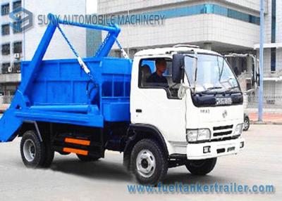 China 4m3 swing arm Garbage Container Truck Dongfeng  4x2 Drive 2 Axles 102hp for sale