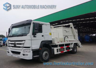 China Sinotruk 12m3 Swing Arm Garbage truck HOWO Chassis 4x2 Drive 266hp for sale