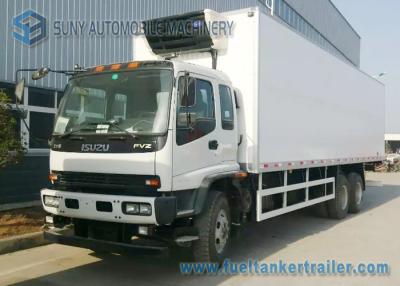 China 25 T ISUZU 6x4 refrigerated truck transportation Original Japan Import Engine 360 HP for sale