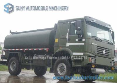 China SINOTRUK HOWO 4X4 Chemical Tanker Truck 12000 L Oil Tanker All Wheel Drive for sale