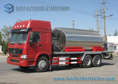 China Sinotruck Howo series 6X4 Asphalt Tanker Trailer 10000 L -11000 L 3 Axles 300Hp for sale