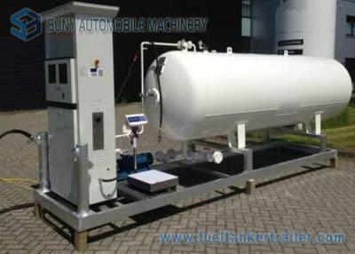 China Mobile lpg filling station lpg bottling plant lpg tank trailer truck for sale