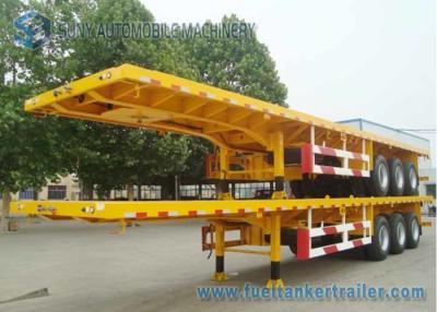 China 45 Feet Container Flatbed Semi Trailer , Capacity 40 T 45 Ton Trailer for sale