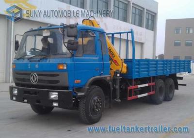 China RHD 6x4 Crane Truck , Dongfeng XCMG 10 T Crane high performance for sale