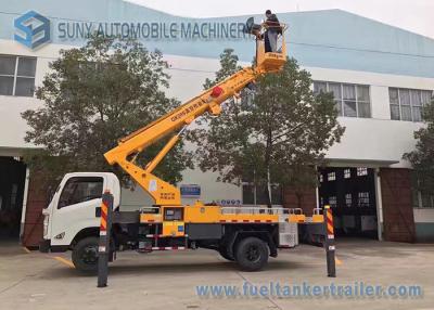 China Plataforma de trabalho telescópica do caminhão 4x2 20m da operação da alta altitude do chassi de JMC à venda