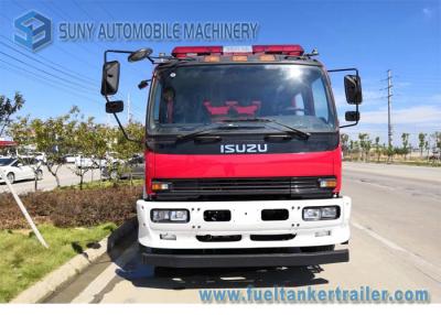 China ISUZU 4 x 2 FVR Fire Rescue Vehicles 6000L Water / Foam Tank For Petrochemical Industry for sale