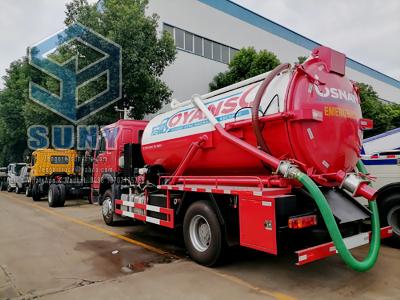 China 4x2 Driving Type Vacuum Tank Truck Cummins 210hp Fecal Suction Truck Vacuum Tank Truck for sale