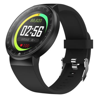 China 2021 New Round Touch Screen Fitness Sports Watch IP68 Smart Watch Heart Rate Monitor Full Band Waterproof Smart Watch for sale