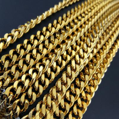 China Miss Jewelry 18K Dubai New Environmental Friendly Franco Chain Design Mens Gold for sale