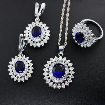 China CLASSIC Fashion Women Trendy Necklace Jewelry Set For Party Wedding Gift for sale