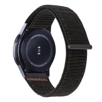 China Low MOQ Paste Nylon Magic Watch Band For Huawei Watch GT 2 For Samsung Galaxy Watch 42 46mm for sale