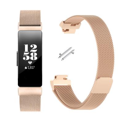 China Fanshion for fitbit inspire band stainless steel Milanese watch band for fitbit inspire HR for sale