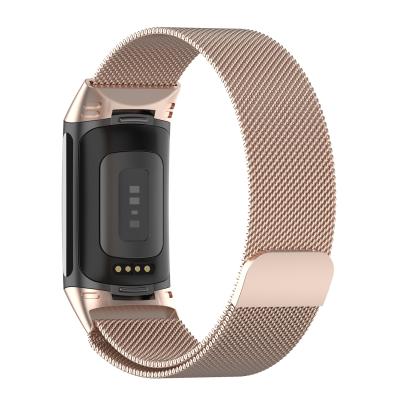 China Water Resistant Metal Buckle For Charge 5, 304 Stainless Steel Buckle Watch Fitbit Band For Fitbit Charge 5 Accessories for sale