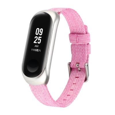 China Adjustable Nylon Strap For Xiaomi MI Band 5 Wristband 4 3 Strap Replacement For Xiaomi Band 4 MI Band 4 3 for sale