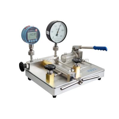 China High Pressure Comparator and Hand Pump Pressure Calibrator for HS728 made of Aluminium for sale