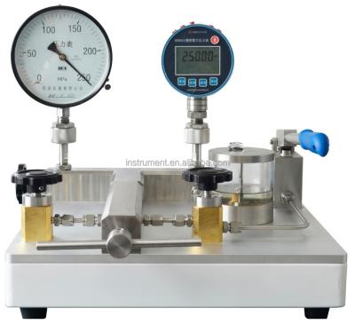 China High Pressure Hand Pump with 1kPa Adjustment Resolution and Range up to 2500 bar for sale