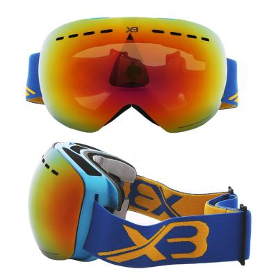 China SKI Goggles Double-Layer Anti-fog View Large Ski Goggles Unisex Adult Men Outdoor Ski Oculos Snow Wild Goggles for sale