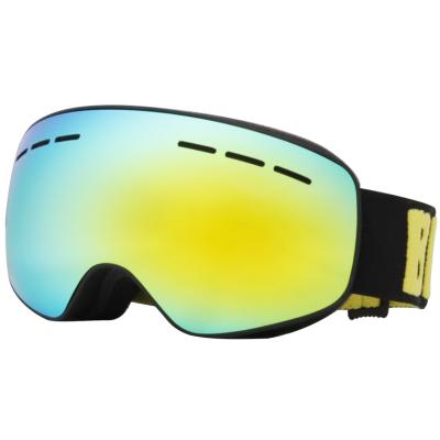 China SKI OEM ski equipment benice customized children cylindrical glass children's ski glass eye protection snow ski for sale