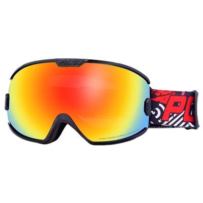 China Sport OEM freeski goggles double-layer glass men's and women's anti-fog skate oculos and spec. double plate cocker spaniel myopia skiprotective for sale