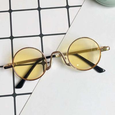 China Fashion Sunglasses OEM Oculos Anti-ultraviolet Lenses Wholesale Fashionable Children's Round Eyeglasses Sunglasses for sale