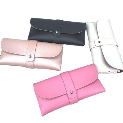 China Glasses Bag OEM Handmade Customizable Shiny Glasses Colors Glass Case Clutch For Sale for sale