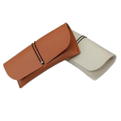 China OEM Fashion Portable Soft Glasses Case Storage PU Bags Leather Glass Case For Sale for sale