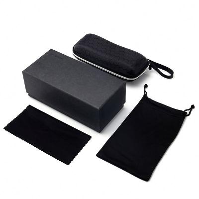 China Hot Selling OEM Brillen Glass Case Fashional Black Soft Eye Glass Case Pouch Bag Glasses Case Pouch Bag Glasses Sunglasses Bag for sale