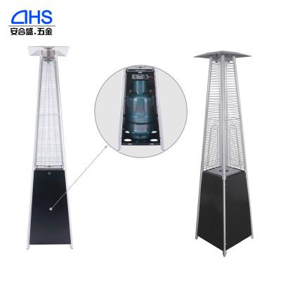 China Stocked Pyramid Tower Led Lighting Outdoor Gas Heater for sale