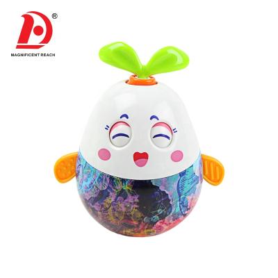 China Tumbler with lovely healthy expression HUADA baby toys color painting high quality cute rocker for kids play for sale