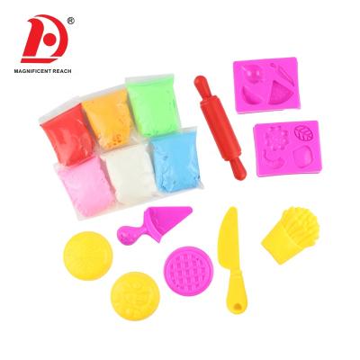 China HUADA Six Colors Children's DIY Play Dough Game Set Clay For Kids Entertainment 22.5*9*23cm for sale