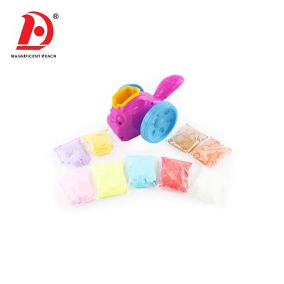 China HUADA 10 Colors Wholesale Kids Lightweight Soft Clay Slime Toy Play Dough Set With Accessory 29.5*10*21cm for sale