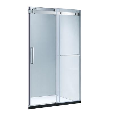 China KD8113W Modern Straight Sliding Frameless Bathroom Shower Glass Door for sale