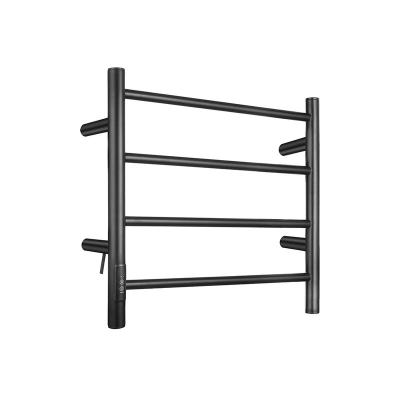 China Black Style Bathroom Ladder Heater KTW109W-4 High Quantity Heated Towel Rack for sale