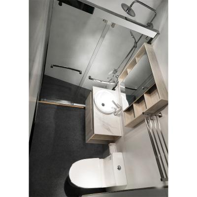 China KM02 Modern Customized Complete Shower Door Toilet Bathroom Vanity Home Bathroom Modern Design Idea for sale