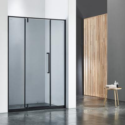 China Foshan Quiet Operation Screen Design Stainless Steel High Quality Pivot Door Glass Shower Door for sale