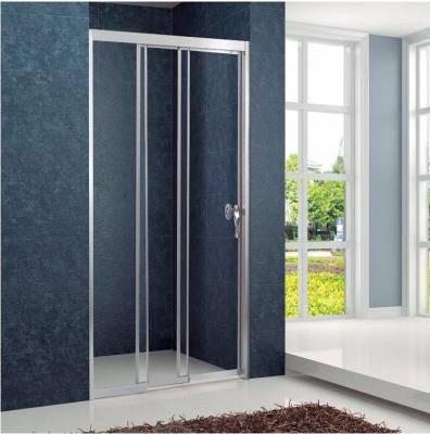 China 8mm Modern Glass Sliding Door Compartment 3-Doors Folding Shower Screen (KD4101) for sale