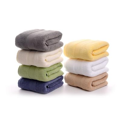 China Abeis Hypoallergenic Cotton Bath Towel Logo Available Hotel And Bathroom Premium Quality 100% Custom Quick Dry Bath Towel Set for sale