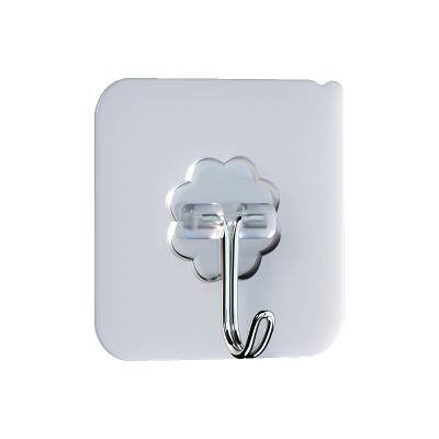 China Abeis Manufacturer OEM Stocked Strong Load Bearing Wall Hooks Waterproof Sticky Hooks For Bathroom Kitchen for sale