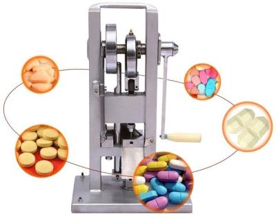 China TDP0 Hand Held Pill Press Machine 15KN Pressure single punch tablet machine for sale