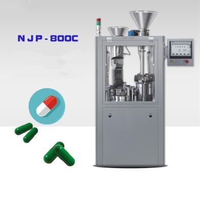 China NJP-800C Fully Automatic Empty Pill Capsule Filler Nedicine Powder Filling Machine for sale