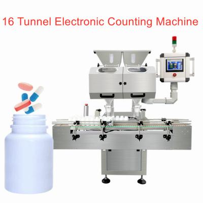 China 16 Tunnel Tablet Counting Machine Electronic Automatic Pill Counter Machine for sale