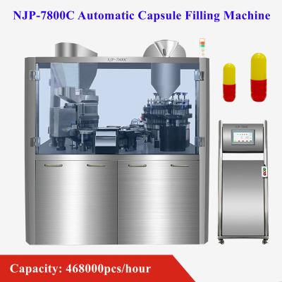 China Enclosed Type Empty Capsule Pill Maker Machine Automatic Powder Filling Machine for sale