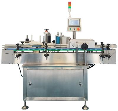 China Fully Automatic Adhesive Bottle Labeling Machine 0.7kw 20 - 150 Bottle/Min for sale