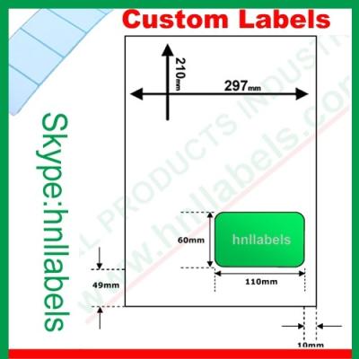 China Integrated Labels EU Version Type13 110mm