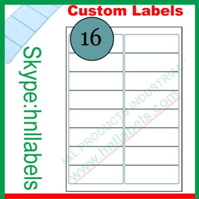 China 16Up Avery Labels (99.1 x 33.9mm) Compatible Avery Labels L7162/J8162 for sale